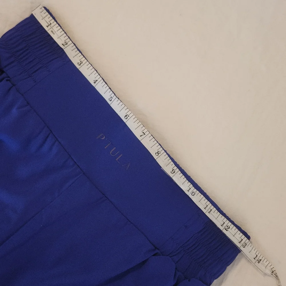 P'TULA Flow Running Shorts Persian Blue Sz Medium - Picture 6 of 10